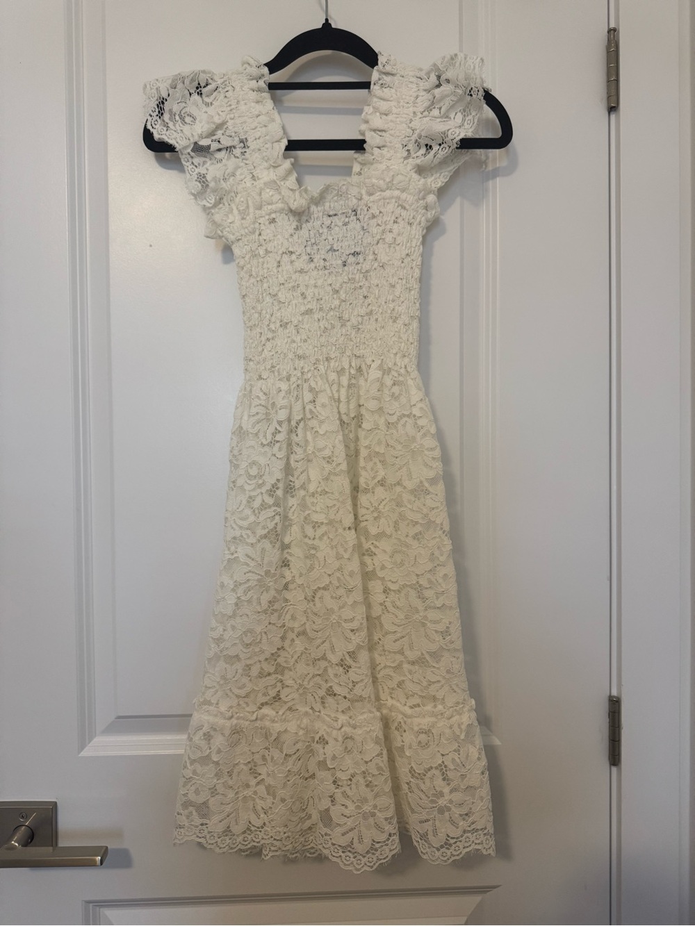 Hill House Home The Nap Dress - White Lace (XS)